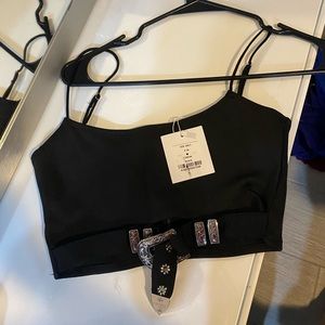 New Adika Buckle Crop Top
